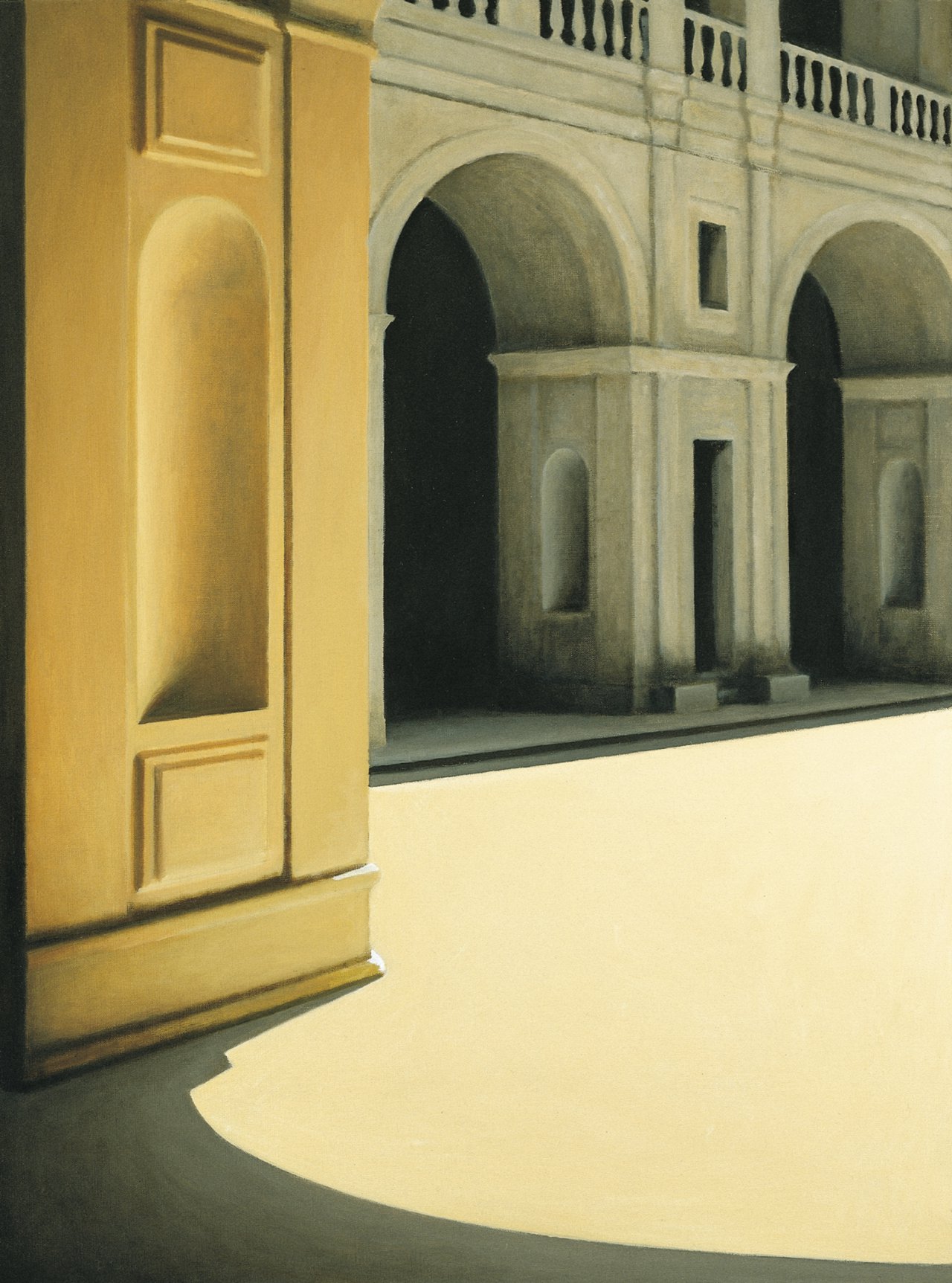 Porticos no claustro