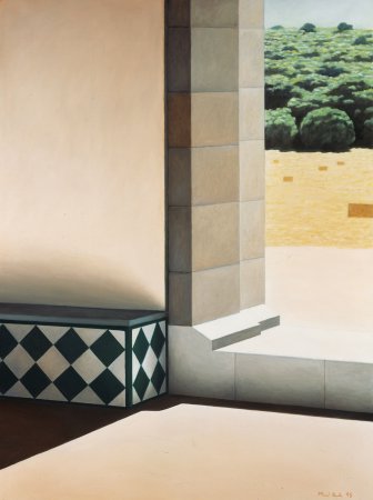 Cunhal com banco de azulejos