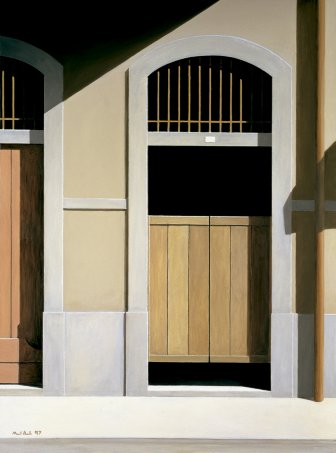 [The Charcoal Storage Door]
