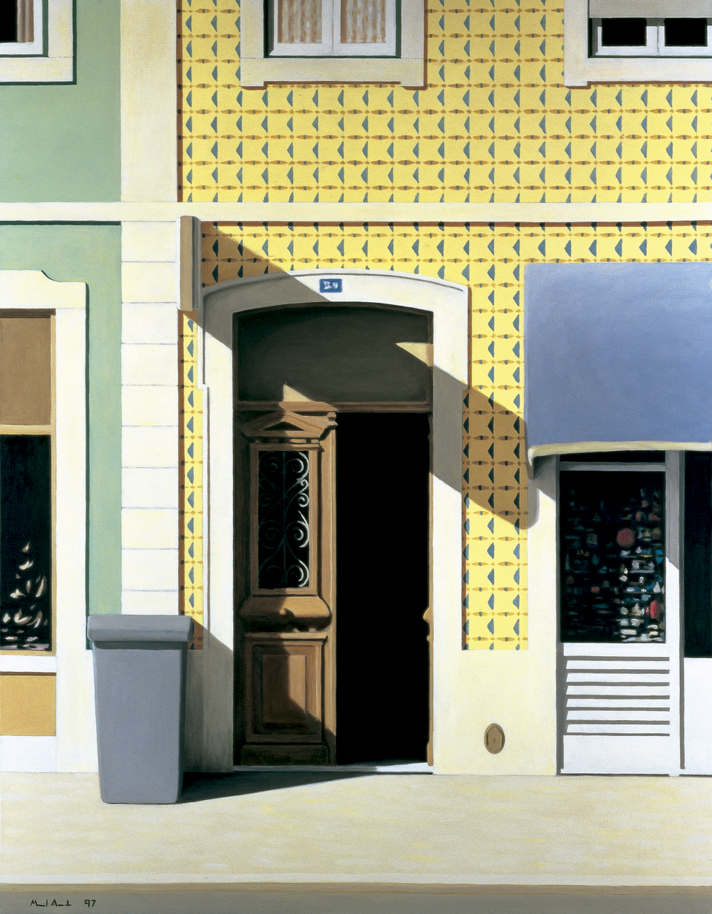 Porta de pr&eacute;dio I