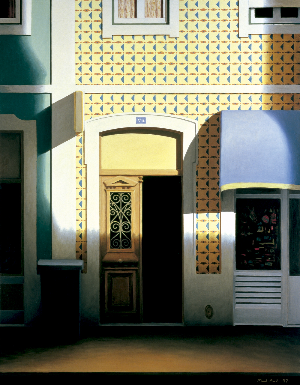 Porta de pr&eacute;dio II