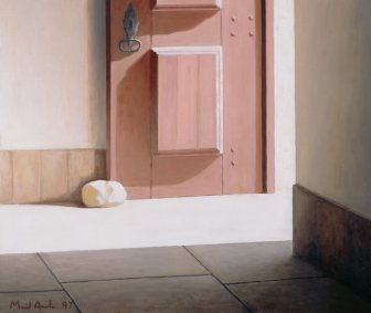 A porta cor de rosa