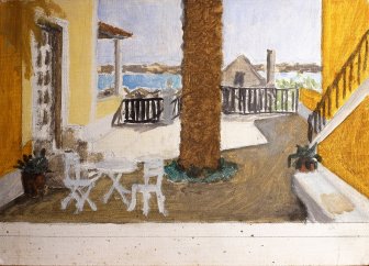 [Patio over the Tagus (Study)]