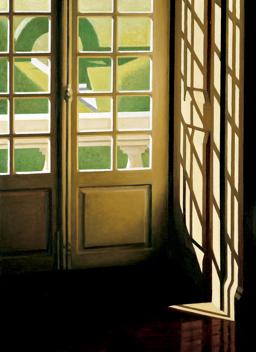 Janela para o jardim