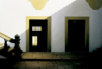 [Inner patio with two doors]
