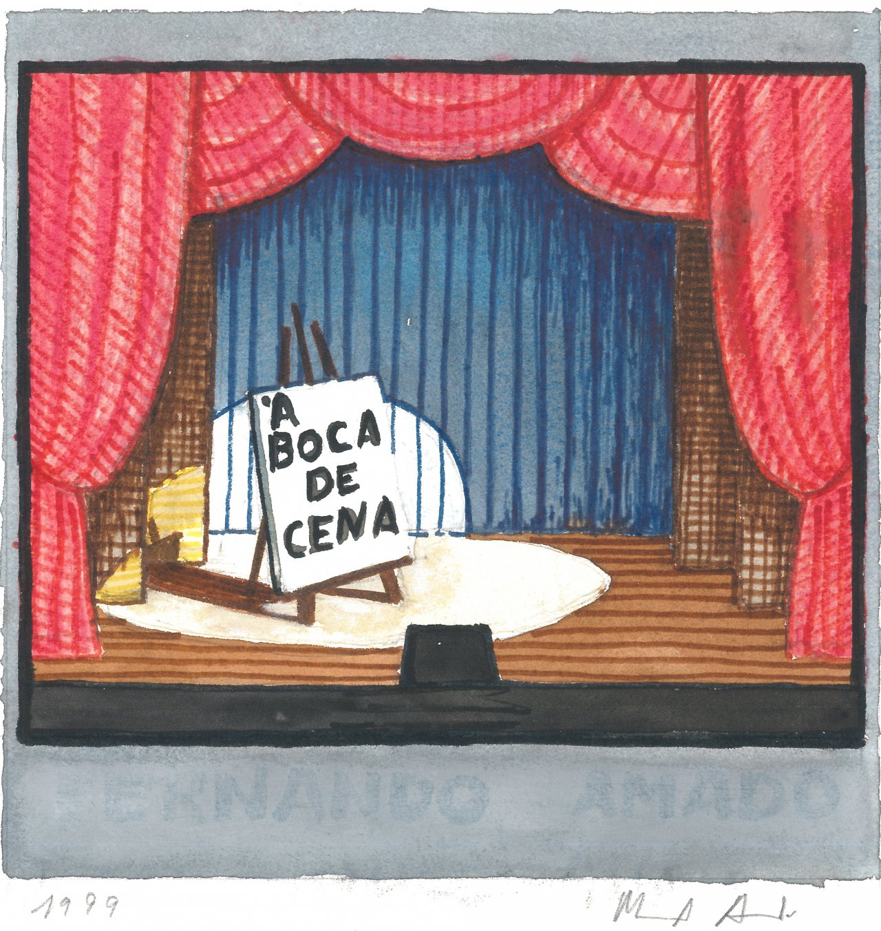 &Agrave; boca de cena